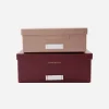 House Doctor Aufbewahrung|Storage boxes, HDKeep, Burgundy;Rose