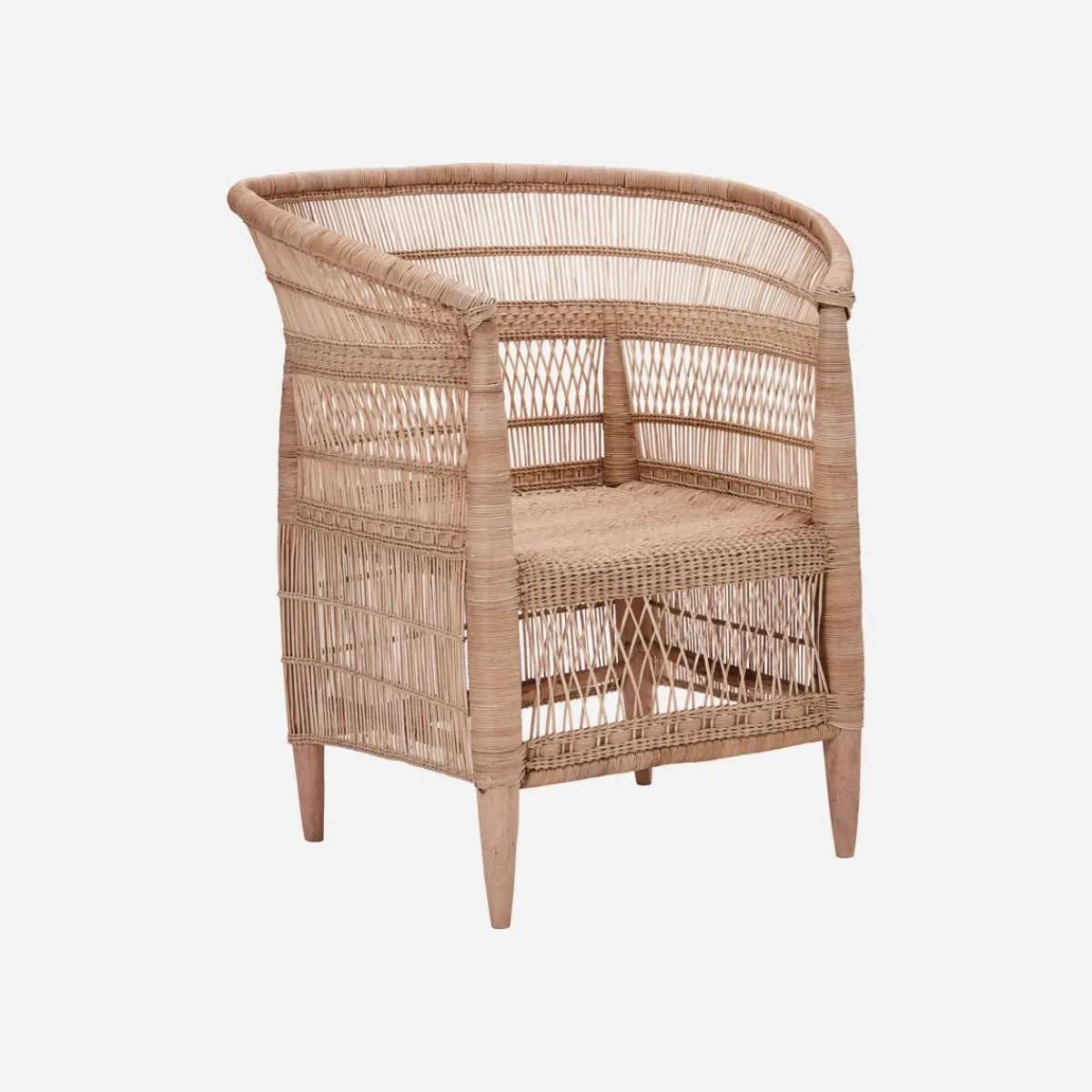 House Doctor Lounge-Stühle|Lounge-Stühle|Stuhl mit Armlehne, Rika, Natur