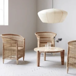 House Doctor Lounge-Stühle|Lounge-Stühle|Stuhl mit Armlehne, Rika, Natur