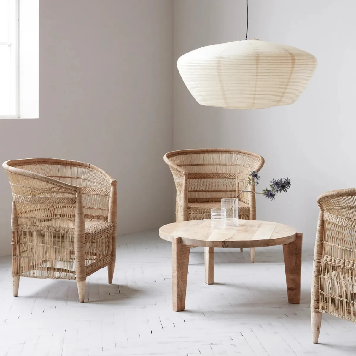 House Doctor Lounge-Stühle|Lounge-Stühle|Stuhl mit Armlehne, Rika, Natur