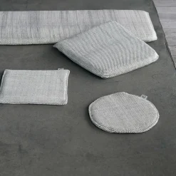 House Doctor Heimtextilien|Sitzpolster|Stuhlkissen, Cuun, Schwarz/Weiß