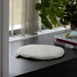 House Doctor Heimtextilien|Sitzpolster|Stuhlkissen, Cuun, Schwarz/Weiß