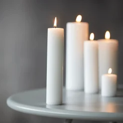 House Doctor Heimdekor|Kerzen Und Led-Kerzen|Stumpenkerze, Weiß