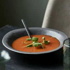 House Doctor Geschirr|Geschirr|Suppenteller/Schüssel, Rustic, Dunkelgrau