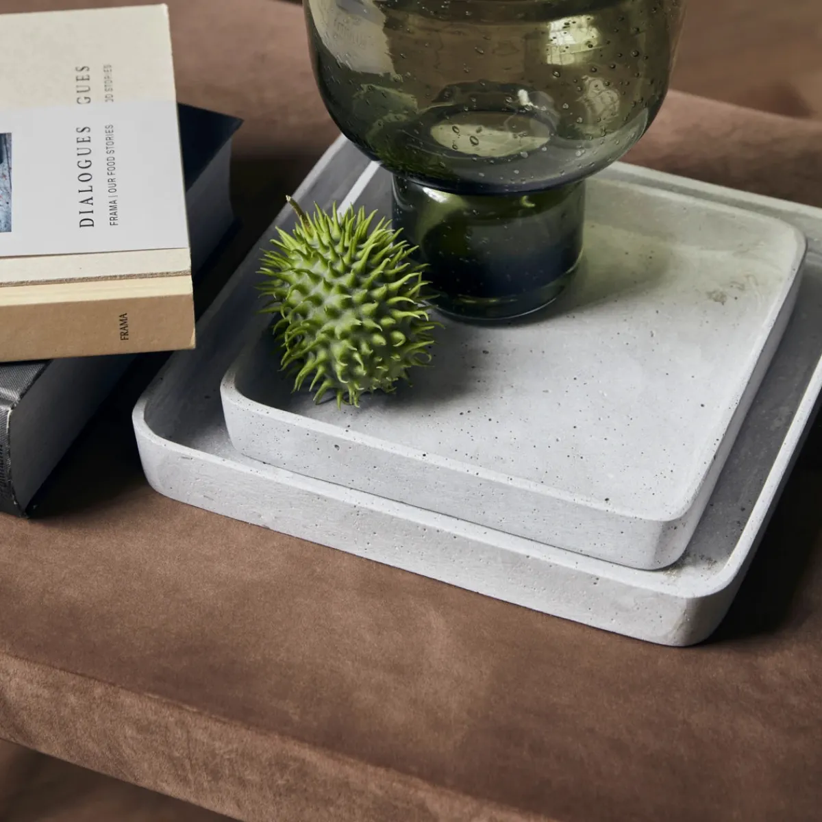 House Doctor Heimdekor|Tabletts|Tablett, Retra, Grau