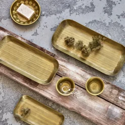 House Doctor Heimdekor|Tabletts|Tabletts, HDPlato, Gold