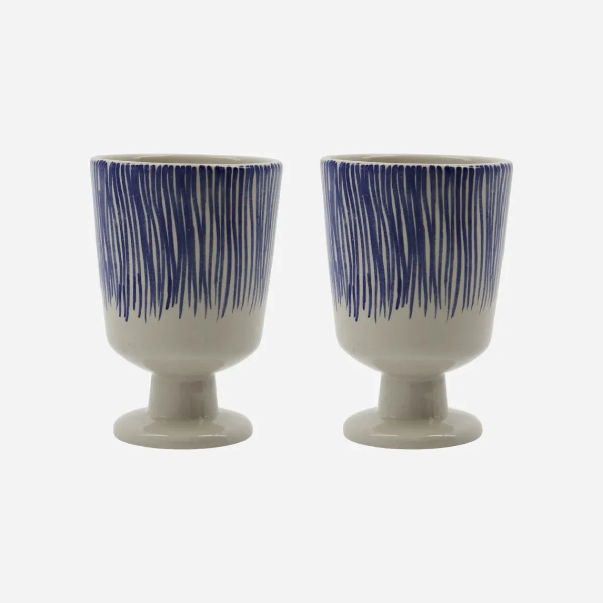 House Doctor Geschirr|Geschirr|Tasse, HDDiva, Off-White;Blau