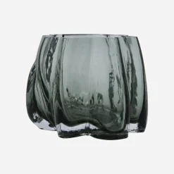 House Doctor Heimdekor|Teelichthalter Und Kerzenständer|Teelichthalter, HDCurva, Rauchgrau