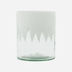 House Doctor Christmas Candle Holders|Teelichthalter, HDGlitt, Klar;Weiß;Glitzer