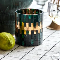 House Doctor Heimdekor|Teelichthalter Und Kerzenständer|Teelichthalter, HDShine, Grün