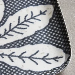 House Doctor Geschirr|Geschirr|Teller, HDKastanie, Grau/Blau