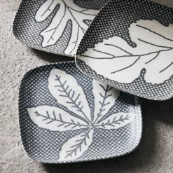 House Doctor Geschirr|Geschirr|Teller, HDKastanie, Grau/Blau