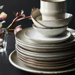 House Doctor Geschirr|Geschirr|Teller, Lake, Grau