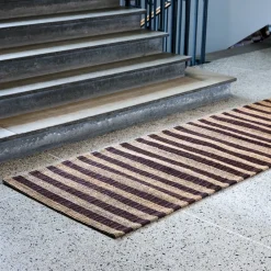 House Doctor Heimtextilien|Fußmatten|Teppich, HDBlock, Braun;Natur