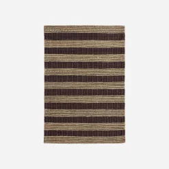 House Doctor Heimtextilien|Teppiche|Teppich, HDBlock, Braun;Natur