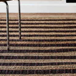 House Doctor Heimtextilien|Teppiche|Teppich, HDBlock, Braun;Natur