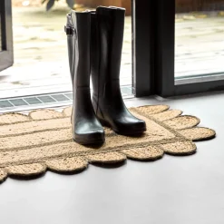 House Doctor Heimtextilien|Teppiche|Teppich, HDDenta, Grün;Natur