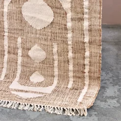 House Doctor Heimtextilien|Teppiche|Teppich, HDRostro, Natur;Off-White