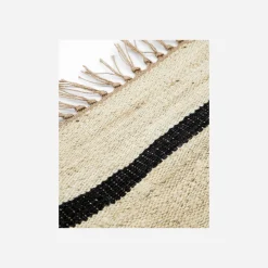 House Doctor Heimtextilien|Teppiche|Teppich, HDSima, Schwarz/Natur