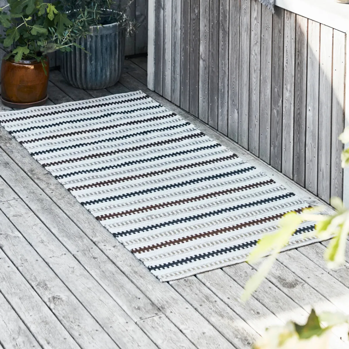 House Doctor Heimtextilien|Outdoor-Textilien|Teppich, Terra, Hellgrau