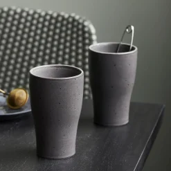 House Doctor Geschirr|Geschirr|Thermobecher, Liss, Dunkelgrau