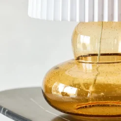 House Doctor Schlafzimmerbeleuchtung|Beleuchtung|Tischlampe inkl. Lampenschirm, Ribe, Amber