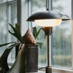 House Doctor Schlafzimmerbeleuchtung|Beleuchtung|Tischleuchte, Boston, Antikes braun