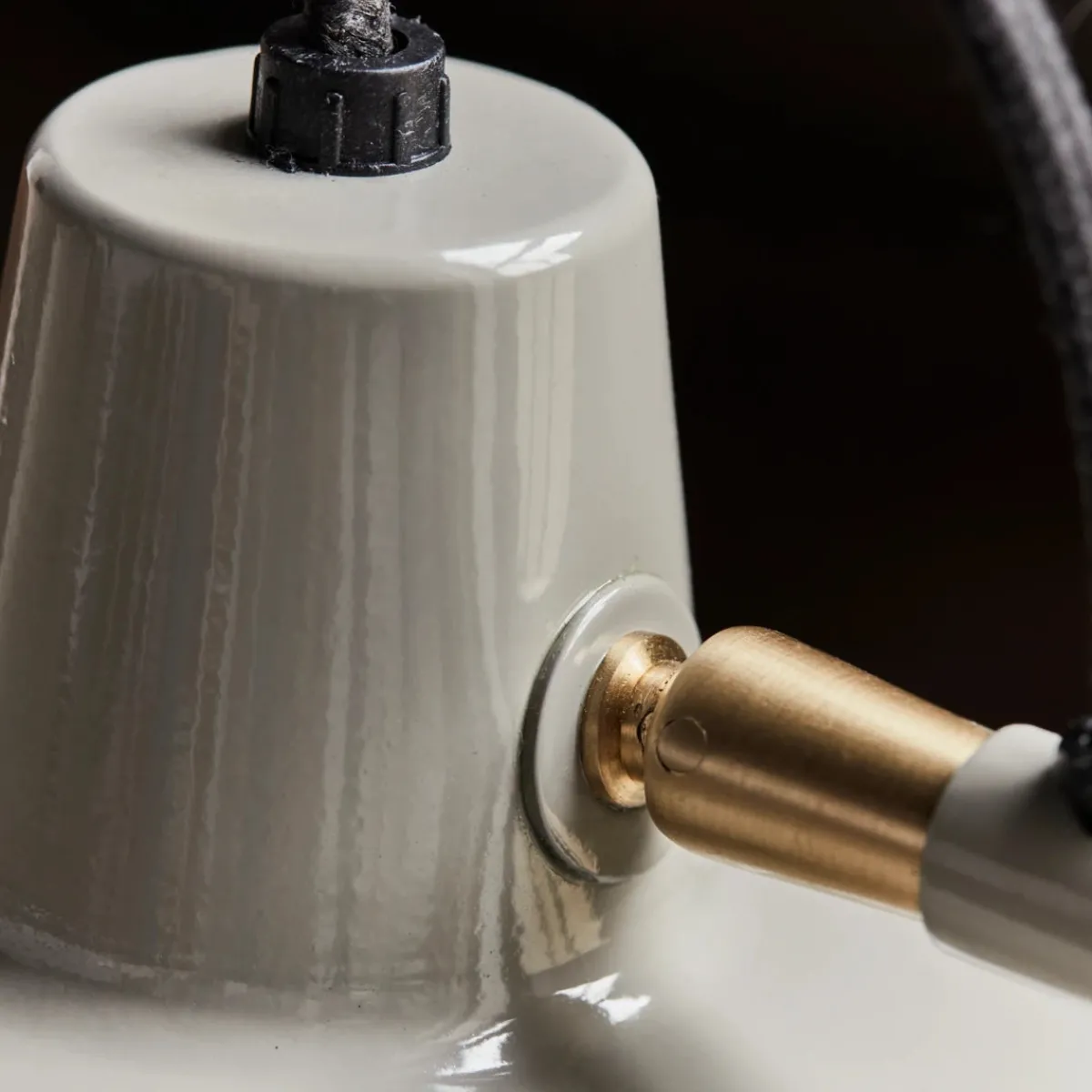 House Doctor Schlafzimmerbeleuchtung|Beleuchtung|Tischleuchte, HDDesk, Grau