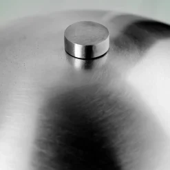 House Doctor Schlafzimmerbeleuchtung|Beleuchtung|Tischleuchte, HDRoomie, Gebürstetes Silber-Finish