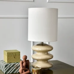 House Doctor Schlafzimmerbeleuchtung|Beleuchtung|Tischleuchte, HDStep, L, Off-White