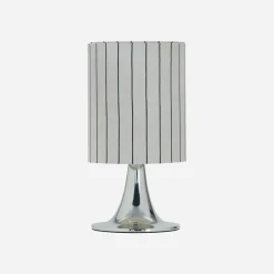 House Doctor Schlafzimmerbeleuchtung|Beleuchtung|Tischleuchte, HDTulip, Silber-Finish