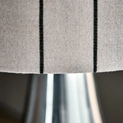 House Doctor Schlafzimmerbeleuchtung|Beleuchtung|Tischleuchte, HDTulip, Silber-Finish