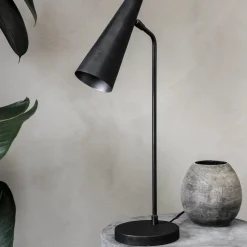 House Doctor Schlafzimmerbeleuchtung|Beleuchtung|Tischleuchte, Precise, Mattschwarz