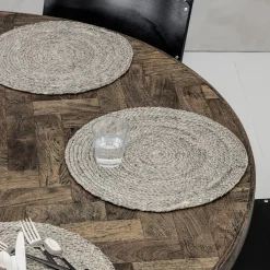 House Doctor Geschirr|Geschirr|Tischset, Circle, Hellgrau