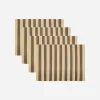 House Doctor Geschirr|Geschirr|Tischset, HDRayas, Braun;Natur