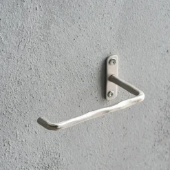 House Doctor Badezimmeraccessoires|Aufbewahrung Im Badezimmer|Toilettenpapierhalter, HDWelo, gebürstetes Silber-Finish