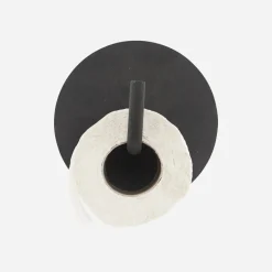 House Doctor Badezimmeraccessoires|Aufbewahrung Im Badezimmer|Toilettenpapierhalter, Text, Schwarz