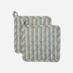 House Doctor Küchentextilien|Küchentextilien|Topflappen, HDChef, Blau;Sand