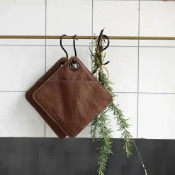 House Doctor Küchentextilien|Küchentextilien|Topflappen, Square, Braun