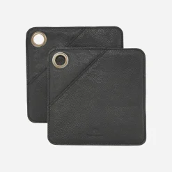 House Doctor Küchentextilien|Küchentextilien|Topflappen, Square, Schwarz