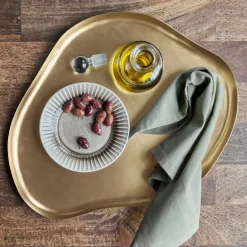 House Doctor Heimdekor|Tabletts|Tray, HDOsea, Antique brass