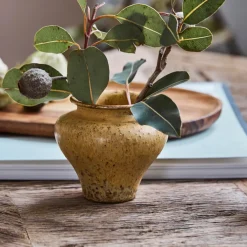 House Doctor Heimdekor|Vasen|Vase, HDKolo, Senfgelb