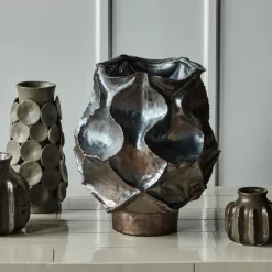 House Doctor Heimdekor|Vasen|Vase, HDWaves, Antik-Metall