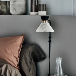 House Doctor Schlafzimmerbeleuchtung|Beleuchtung|Wandleuchte, HDCord, Schwarz