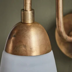 House Doctor Schlafzimmerbeleuchtung|Beleuchtung|Wandleuchte, HDDrop, Antikes Messing