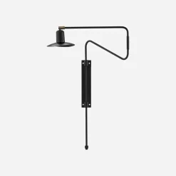 House Doctor Schlafzimmerbeleuchtung|Beleuchtung|Wandleuchte, HDSwing, Schwarz