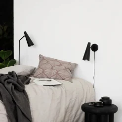 House Doctor Schlafzimmerbeleuchtung|Beleuchtung|Wandleuchte, Precise, Mattschwarz