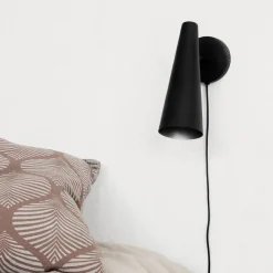 House Doctor Schlafzimmerbeleuchtung|Beleuchtung|Wandleuchte, Precise, Mattschwarz