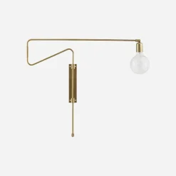 House Doctor Schlafzimmerbeleuchtung|Beleuchtung|Wandleuchte, Swing, Messing