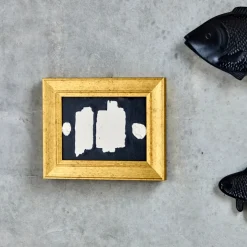 House Doctor Heimdekor|Dekoration|Wandobjekt, HDAgate, Schwarz;Beige